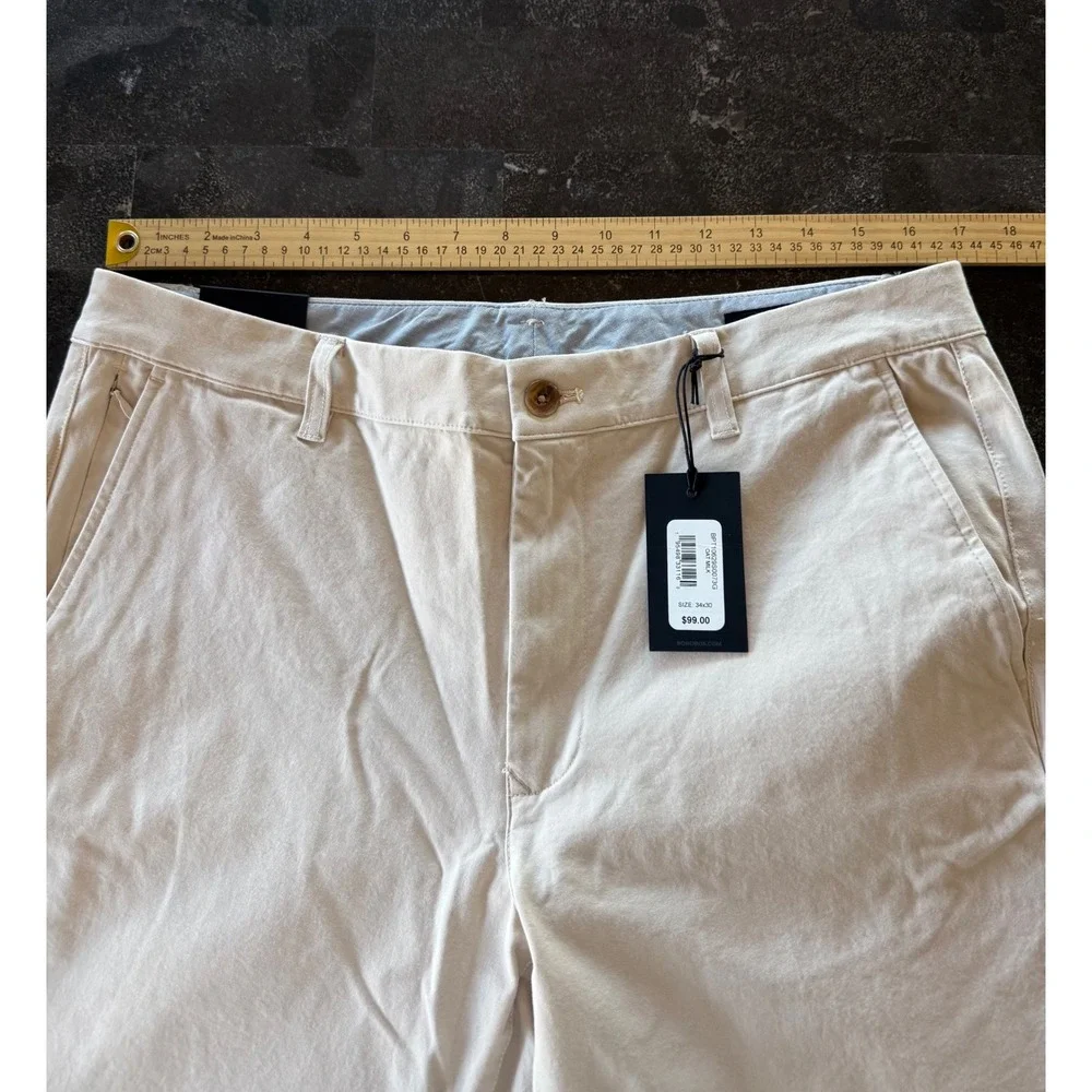 Bonobos Mens Stretch Washed Slim Fit Chinos Oat Milk Beige Pant 34x30 New
Preppy - Picture 7 of 9